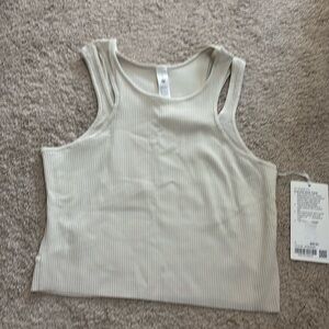lululemon cut out knit tank